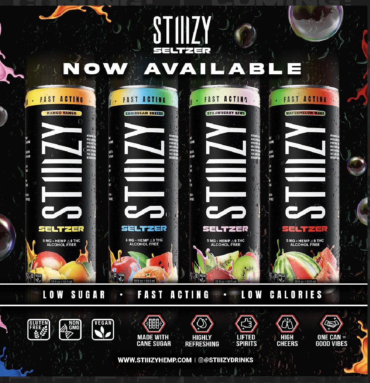 STIIIZY seltzer lineup